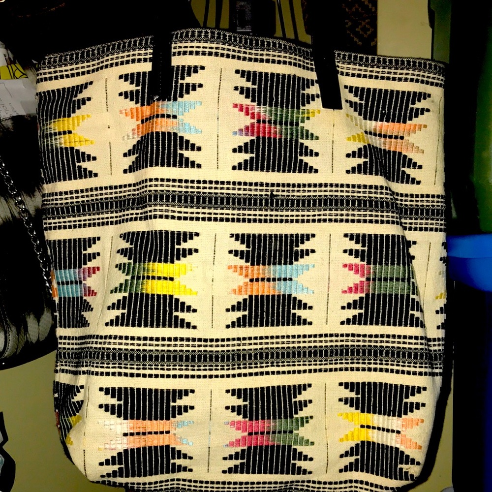 Fabric aztec bag!